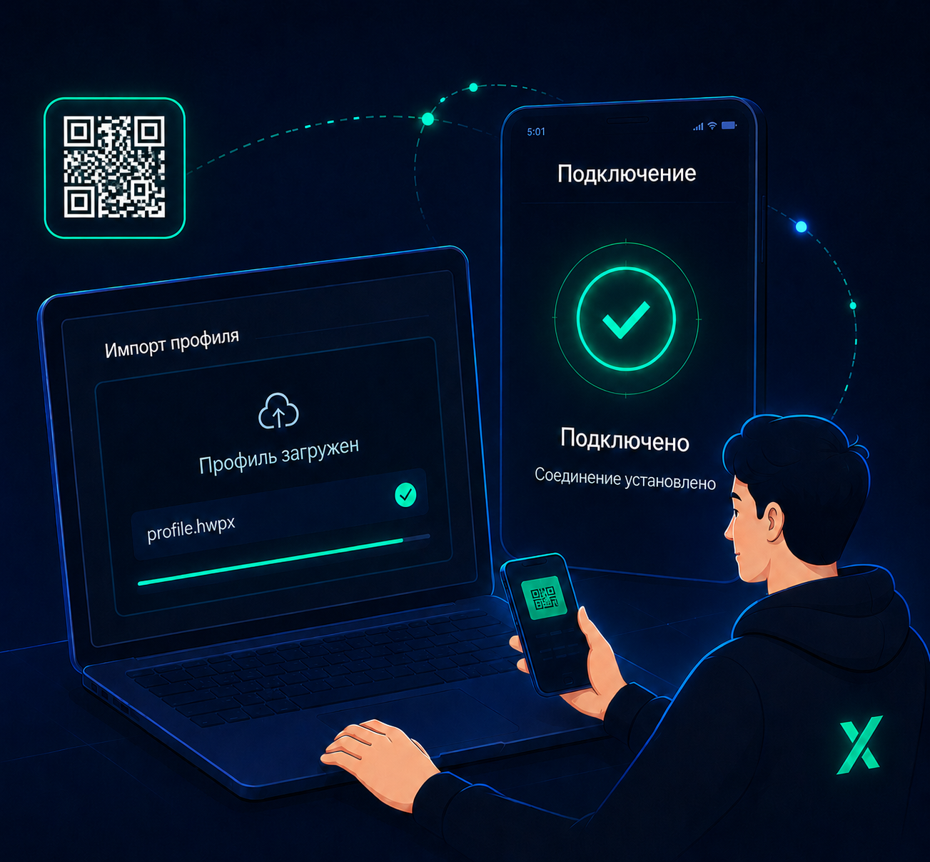 Импорт профиля HiddenWayX